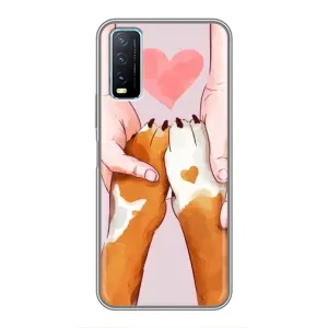 Чохол (ТПУ) Милі песики для ViVO Y20 (Любов до собак)