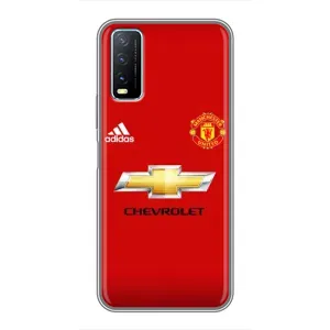 Силиконовые Чехлы принт Футбол на ViVO Y20 (Man United)