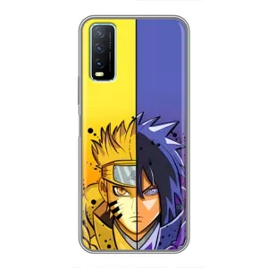 Купить Чехлы на телефон с принтом Anime для ViVO Y20 (Naruto Vs Sasuke)