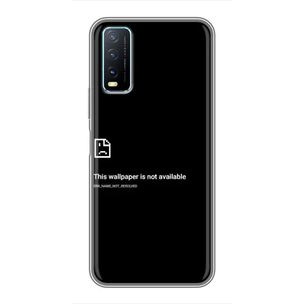 Чехол с рисунком «Ошибка» для Vivo Y20 Чехол с рисунком «Ошибка» для Vivo Y20