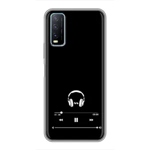 Чохол з картинками на чорному фоні для ViVO Y20 (Плеєр)