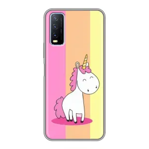 Чехол Unicorn на ViVO Y20 (Радужный Единорог)