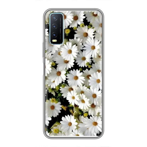 Чехол с рисунком «Рамка в ромашках» для Vivo Y20 Чехол с рисунком «Рамка в ромашках» для Vivo Y20
