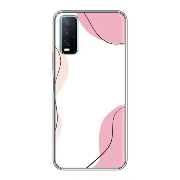 Чехол с рисунком «Розовый фон» для Vivo Y20 Чехол с рисунком «Розовый фон» для Vivo Y20