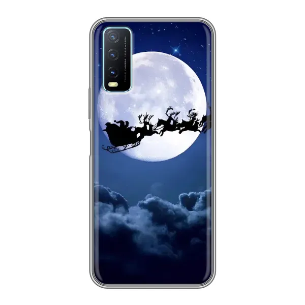 Чехол с рисунком «Санта - луна» для Vivo Y20 Чехол с рисунком «Санта - луна» для Vivo Y20