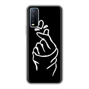 Чохол (Знак сердечка) для ViVO Y20 (Сердечко на чорному)