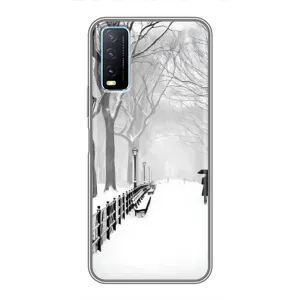 Чехлы на Новый Год ViVO Y20 (Снегом замело)