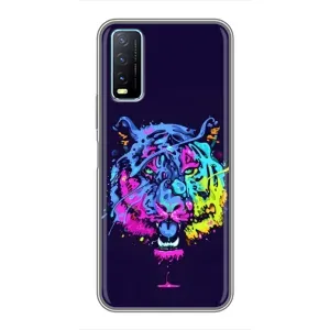 Силіконовий бампер з картинкою звірів для ViVO Y20 (Тигр-Арт)
