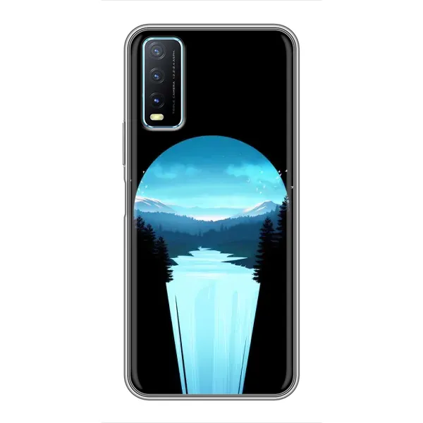 Чехол с рисунком «Синий Водопад» для Vivo Y20 Чехол с рисунком «Синий Водопад» для Vivo Y20