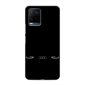 Силиконовый бампер с картинкой машины на Vivo Y21 / Y21s (Силует Audi)