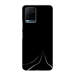 Чехол с картинками на черном фоне для Vivo Y21 / Y21s (Дорога)