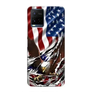 Чехол Флаг USA для Vivo Y21 / Y21s (Флаг USA)