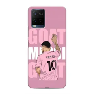 Чехлы Лео Месси в Майами на Vivo Y21 / Y21s (GOAT MESSI)
