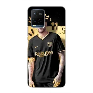 Силиконовый Чехол Vivo Y21 / Y21s (Gold Neymar)