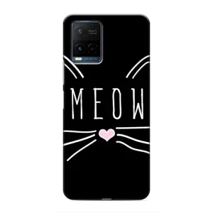 Бампер с изображением Котиков для Виво Y21 (КОТИК MEOW)