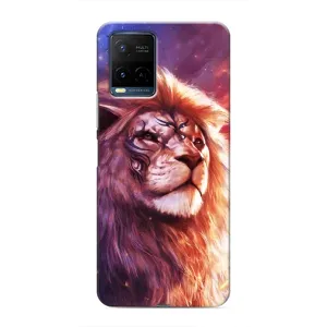 Чехол с картинкой на Vivo Y21 / Y21s (Красочный ЛЕВ)