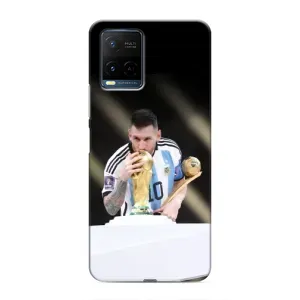 Чехлы Лео Месси Аргентина для Vivo Y21 / Y21s (Кубок Мира)