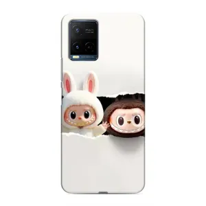 Чехол с принтом Лабубу для Vivo Y21 / Y21s (Фигурки Labubu)