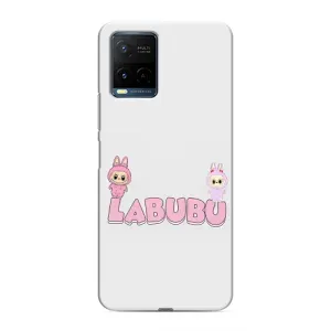 Чехол с принтом Лабубу для Vivo Y21 / Y21s (Логотип Лабубу)