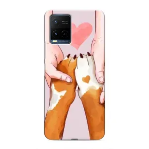 Чехол (ТПУ) Милые собачки для Vivo Y21 / Y21s (Любовь к собакам)