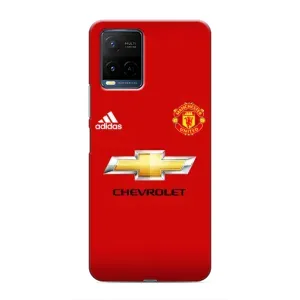 Силиконовые Чехлы принт Футбол на Vivo Y21 / Y21s (Man United)