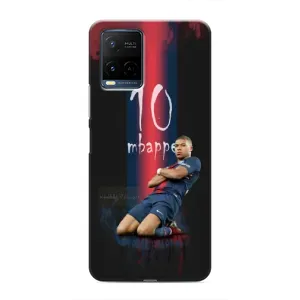 Чехол (TPU) с Футболистом на Vivo Y21 / Y21s (MBAPPE 10)