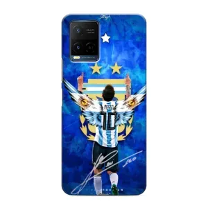 Чехлы Лео Месси Аргентина для Vivo Y21 / Y21s (Месси Аргентина)