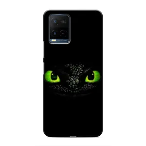Чехол дракон Беззубик для Vivo Y21 / Y21s (Глаза Беззубика)
