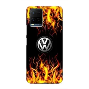 Чехол "Фольксваген" для Vivo Y21 / Y21s (Огненный Лого)