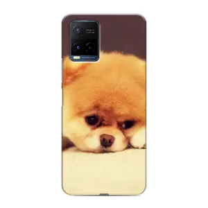 Чехол (ТПУ) Милые собачки для Vivo Y21 / Y21s (Померанский шпиц)