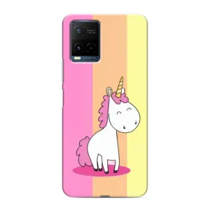 Чехол Unicorn на Vivo Y21 / Y21s (Радужный Единорог)