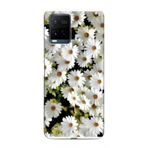 Чохол з ромашками на Vivo Y21 / Y21s (Рамка в ромашках)