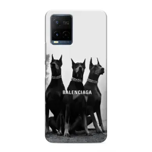 Чехол ДОБЕРМАН для Vivo Y21 / Y21s (Три добермана)