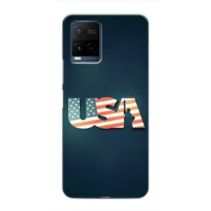 Чехол Флаг USA для Vivo Y21 / Y21s (USA)