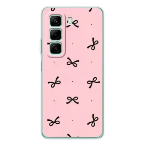 Чохол банти для ViVO Y21d (Чорні бантики)