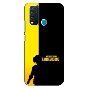 Чехол (TPU) с картинкой "Лого Пабг" на Виво У30 (Battlegrounds)