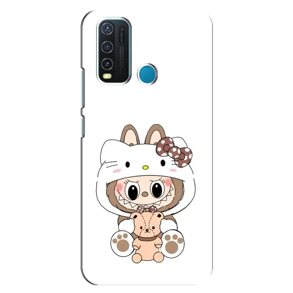 Чехол с рисунком «Белый Лабубу» для Vivo Y30 Чехол с рисунком «Белый Лабубу» для Vivo Y30