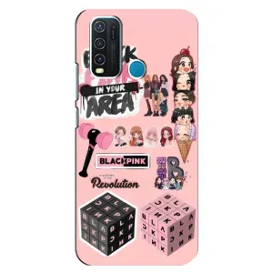 Чохли з картинкою для ViVO Y30 (BLACK PINK колаж)