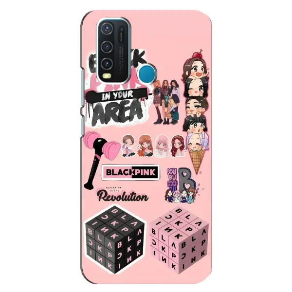 Чехол с рисунком «BLACK PINK коллаж» для Vivo Y30 Чехол с рисунком «BLACK PINK коллаж» для Vivo Y30
