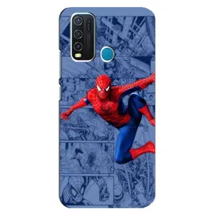 Силиконовый Чехол для ViVO Y30 (Человек Паук)