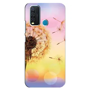 Силіконовий Чохол з кульбабками на ViVO Y30 (Квітка-кульбаба)