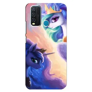 Чехол Unicorn на ViVO Y30 (Единорожки на тучках)