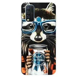Силіконовий Чохол з Энотами на ViVO Y30 (Єнот в окулярах)