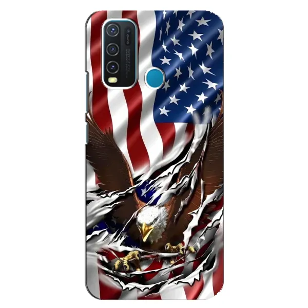 Чехол с рисунком «Флаг USA» для Vivo Y30 Чехол с рисунком «Флаг USA» для Vivo Y30