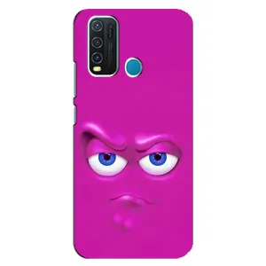 Силиконовые Чехлы (смешные стикеры) для ViVO Y30 (Хитрая мордочка)