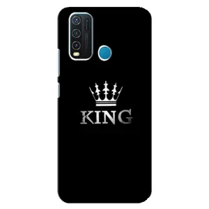 Чехол (Корона на чёрном фоне) для Виво У30 (KING)