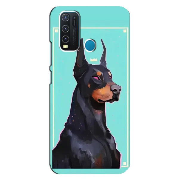 Чехол с рисунком «Король доберман» для Vivo Y30 Чехол с рисунком «Король доберман» для Vivo Y30