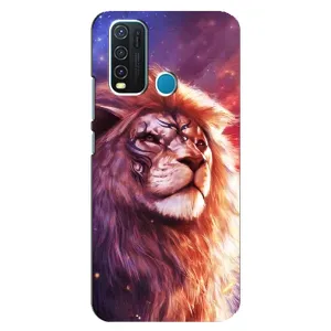 Чехол с картинкой на ViVO Y30 (Красочный ЛЕВ)
