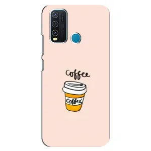 Чехол с изображением вкусной еды для ViVO Y30 (Кружка кофе)
