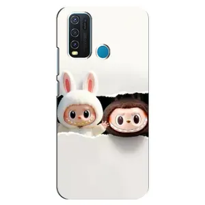 Чехол с принтом Лабубу для ViVO Y30 (Фигурки Labubu)